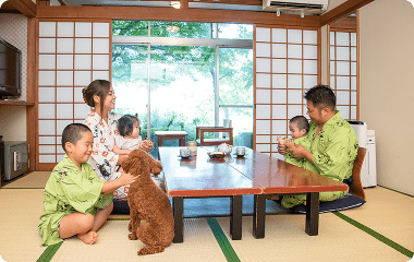 ペット専用客室